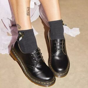 Dr. Martens 1461 Smooth Black Leather Oxford Womens Size 7 - UK Men’s 5